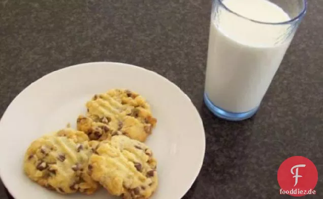Reis Knusprig Schokolade Chip Haferflocken Cookies