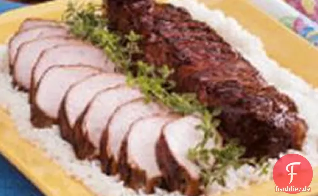 Gegrillte Schweinefilet