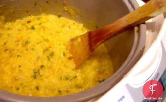 Orange Chipotle Risotto im Reiskocher oder Herd