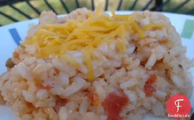 Cheesy Salsa-Reis