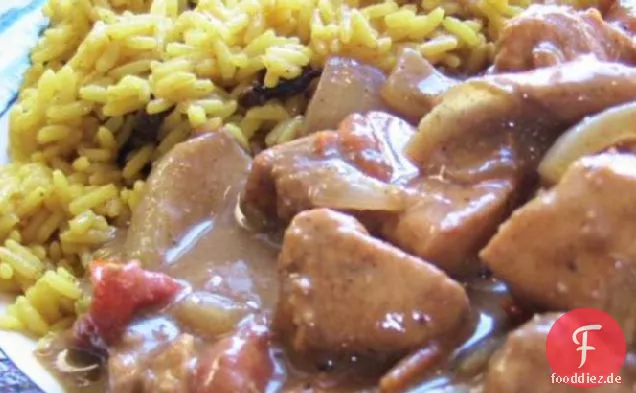 Einfaches Hühnercurry