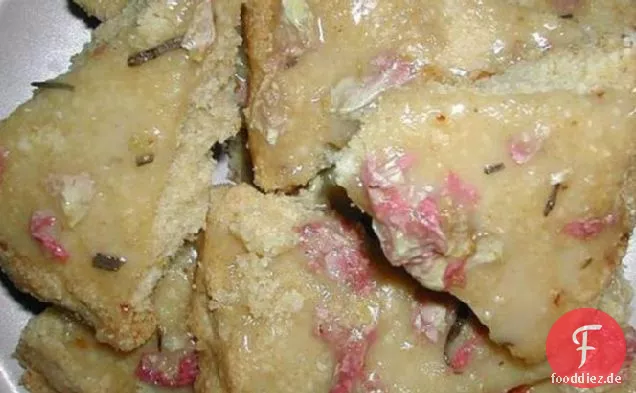 Lavendel Shortbread für Sommerbeeren