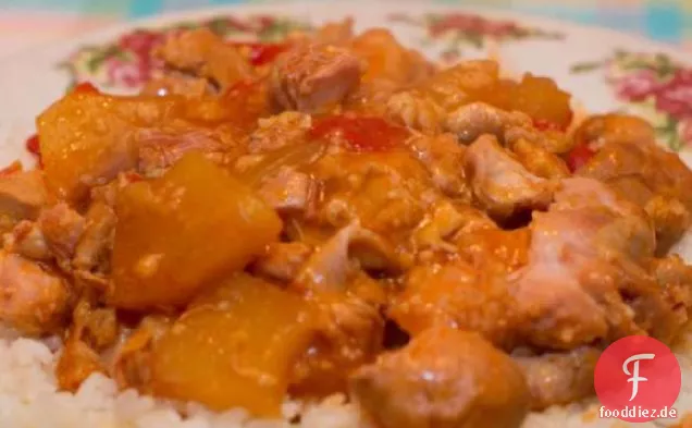 Caras süß-saures Crock Pot Chicken