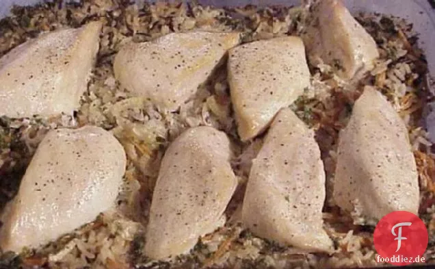 T's Lieblings-Huhn und Wildreis