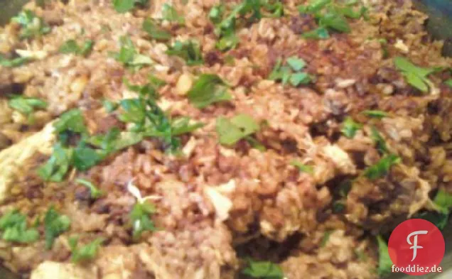 Libanesisches Huhn mit Reis