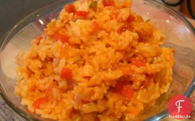 Einfache Salsa-Reis