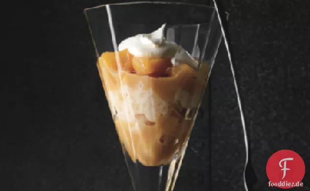 Milchreis mit Karamell und Äpfeln