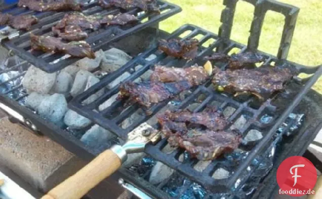 Koreanisches Sesam gegrilltes Rindfleisch