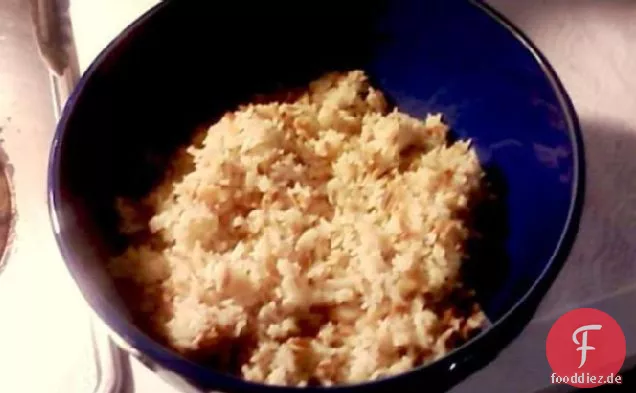 Reis mit Knoblauch und Nudeln