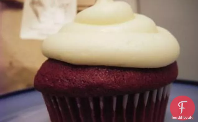 Kuchen Doktor Rot-Weniger Samt Cupcakes