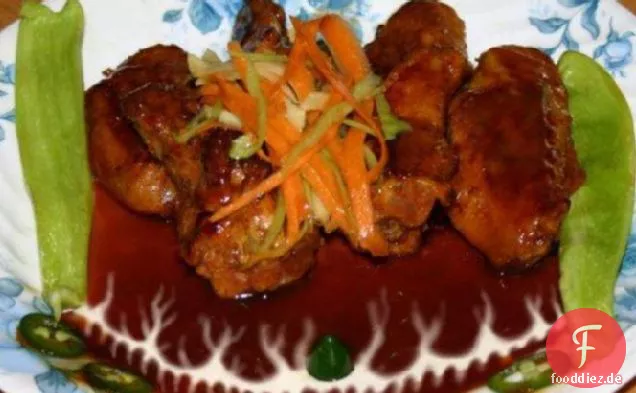 Rauchen Bourbon Chicken Wings