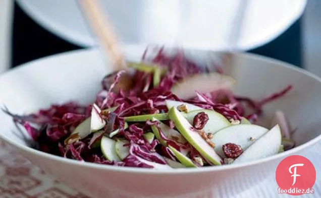 Rotkohl, Cranberry und Apfelsaft