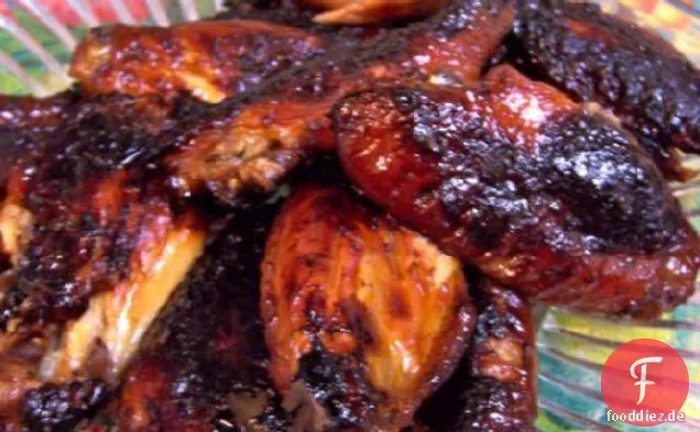Einfache Mahagoni Chicken Wings