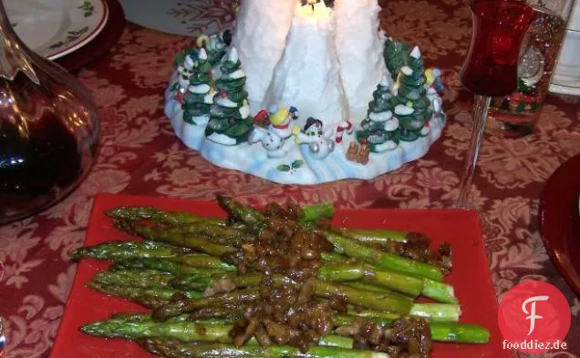 Spargel mit Olivenöl & Kräutern