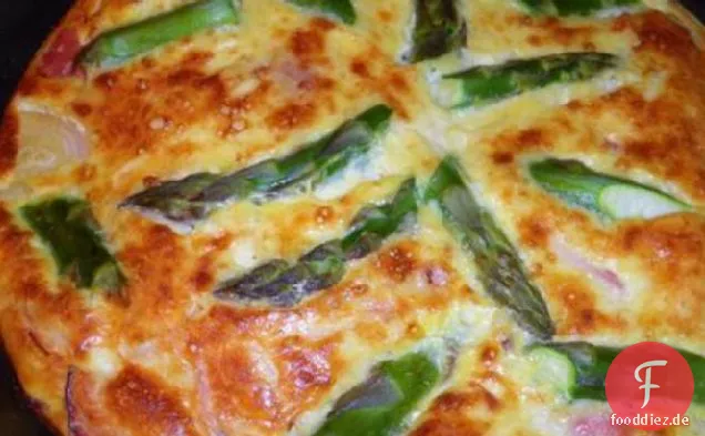 Spargel-und Schinken-Frittata