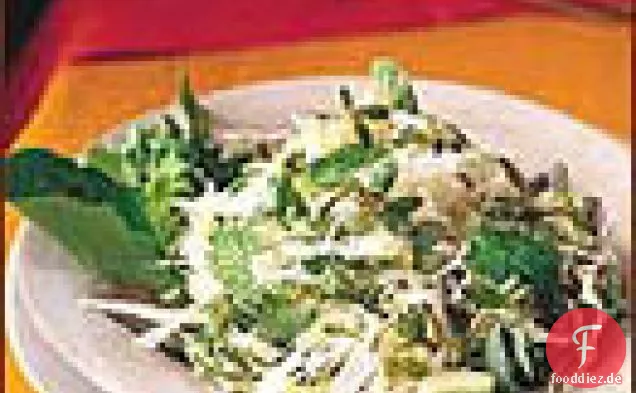 Purslane Salat mit Baby Greens und Kohl