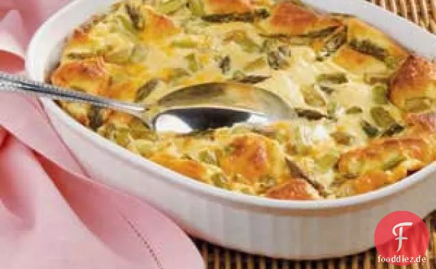 Leichter gegrillter Schweizer, Schinken und Spargel Sannie