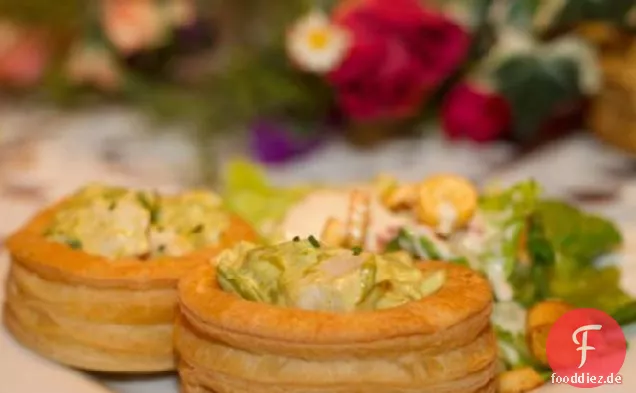 Huhn und Spargel Vol-Au-Vents