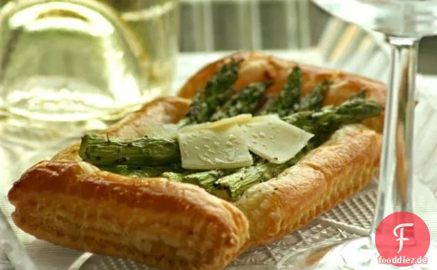 Spargel mit Zitrone gebräunte Buttersauce