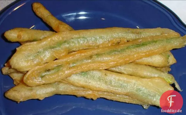 Vegetarischer Planet Spargel Wasabi Tempura