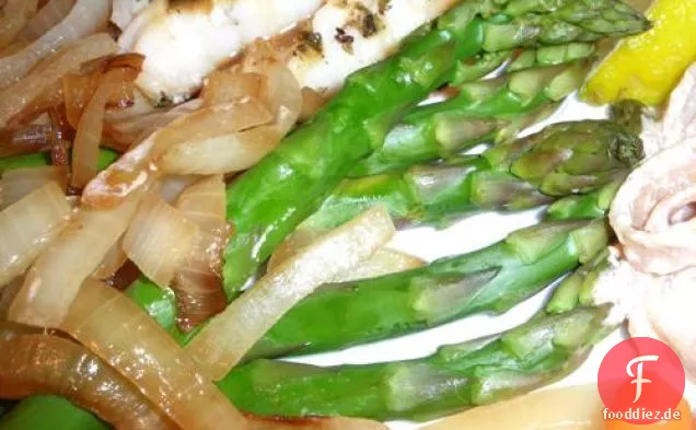 Überbackener Spargel