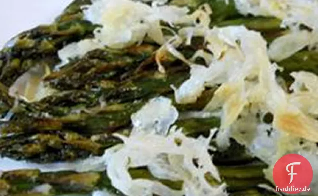 Der Gebratene Spargel Mit Parmesan