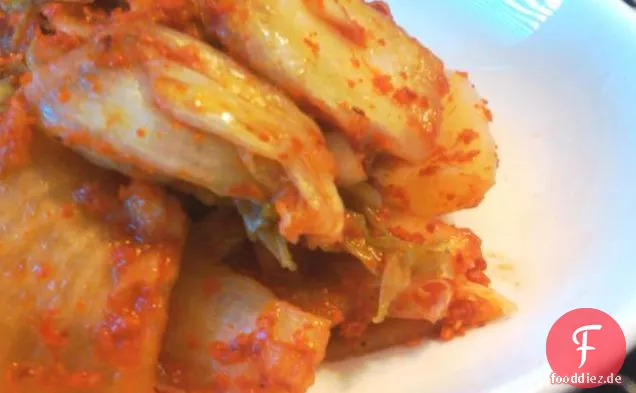 Ein einfaches Napa Kohl Kimchi