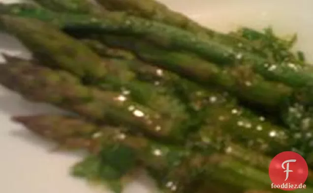 Spargel mit Limette und Ingwer