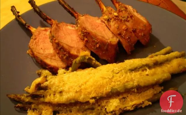 Gebratener Spargel mit Parmesan