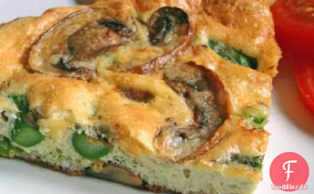 Spargel & Pilz-Frittata
