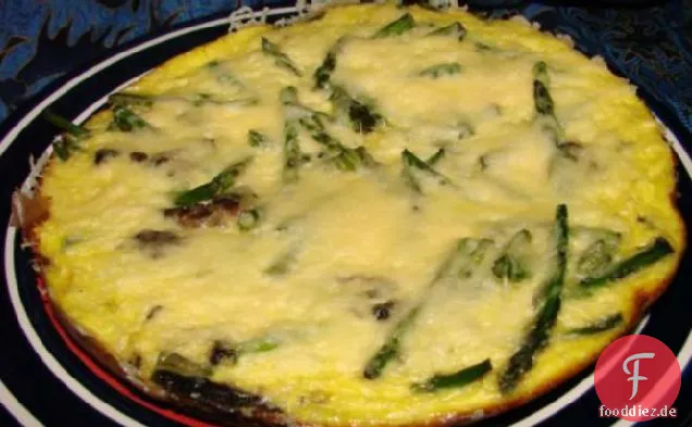 Emmentaler und Spargel Frittata