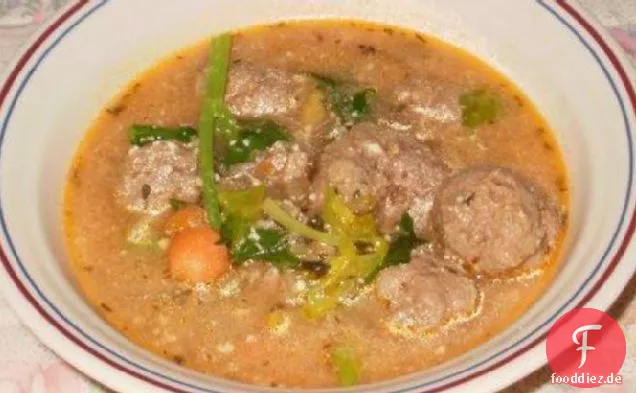 Littlemafias rumänische Fleischbällchen Suppe