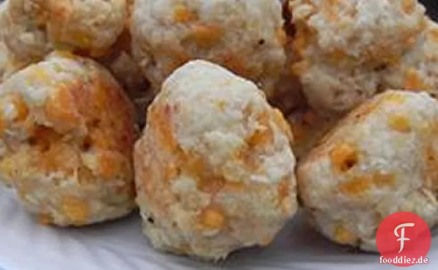Würzige Hühnchen-n-Käsebällchen