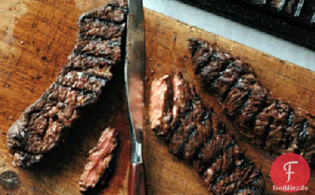 Gegrillte marinierte Sirloin Flap Steaks