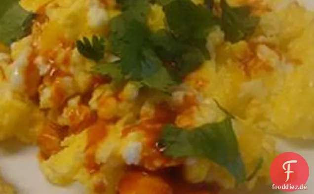 Knoblauch-Koriander Rührei