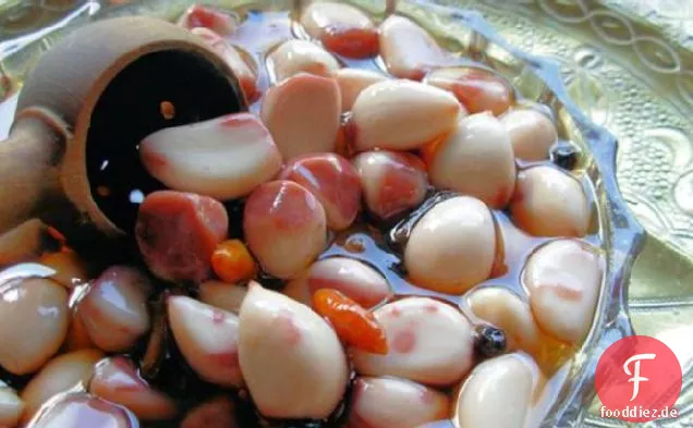 Persischer Zucker-eingelegter Knoblauch