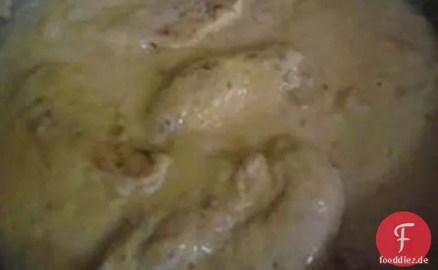 Einfache cremige Zitronen-Hühnersauce