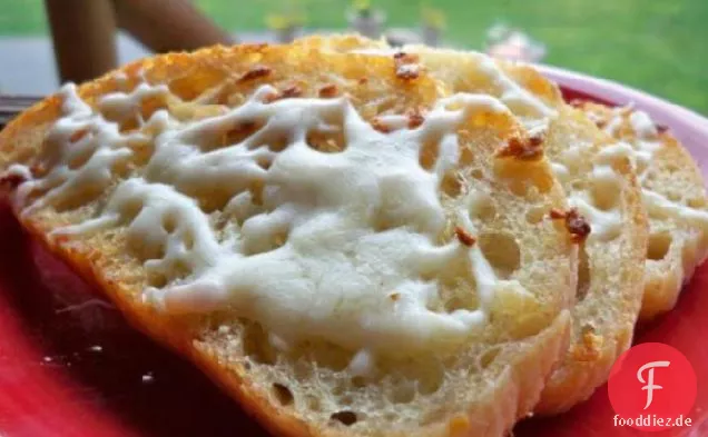 Pfanne geröstetes Knoblauchbrot