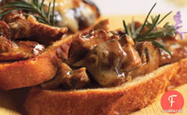 Wild-Pilz-Crostini