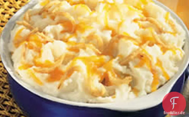 Cheddary Knoblauch Kartoffelpüree