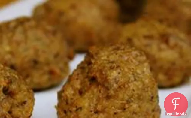 Käsige Hühnerfleischbällchen