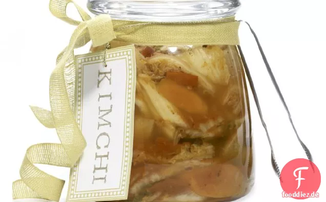 Würziger Kohl, Karotte und Daikon Kimchi