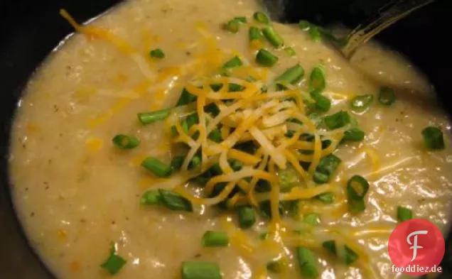 Fettarme Kartoffel-Lauch-Suppe
