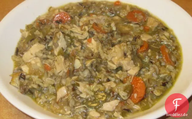 Sarasotas Minnesota Truthahn-, Pilz- und Wildreissuppe