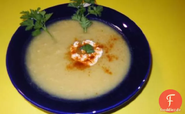 Gingered Pastinaken & Lauch Suppe