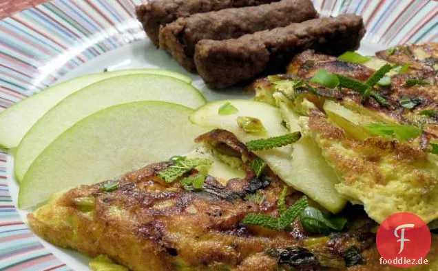 Pilz-Porree-Frittata