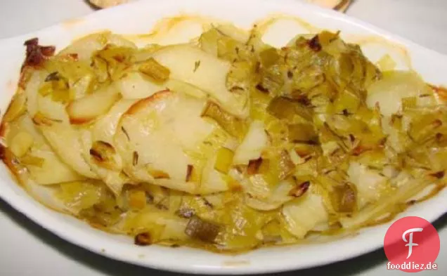 Kartoffel & Lauch Gratin