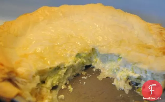 Albanien: Byrek Ose Lakror (Lauchkuchen)