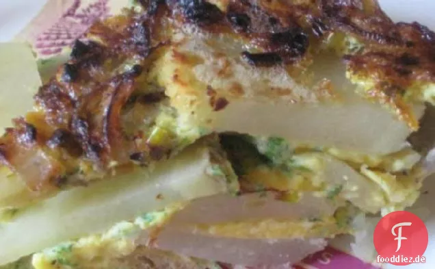 Kartoffel-Lauch-Frittata