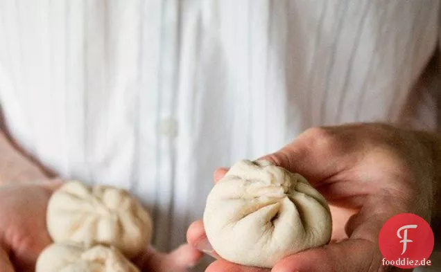 Vegetarische gedämpfte Brötchen